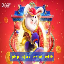 php ajax crud with datatables and bootstrap modals